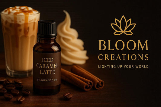 Iced Caramel Latte fragrance oil 100ml for candle making — sweet gourmand scent