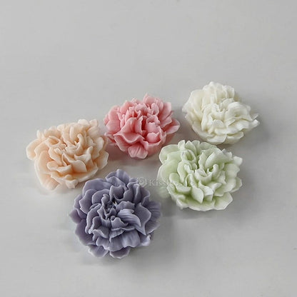Carnation Flower Silicone Mould | 3D Floral Candle, Soap & Resin Mould