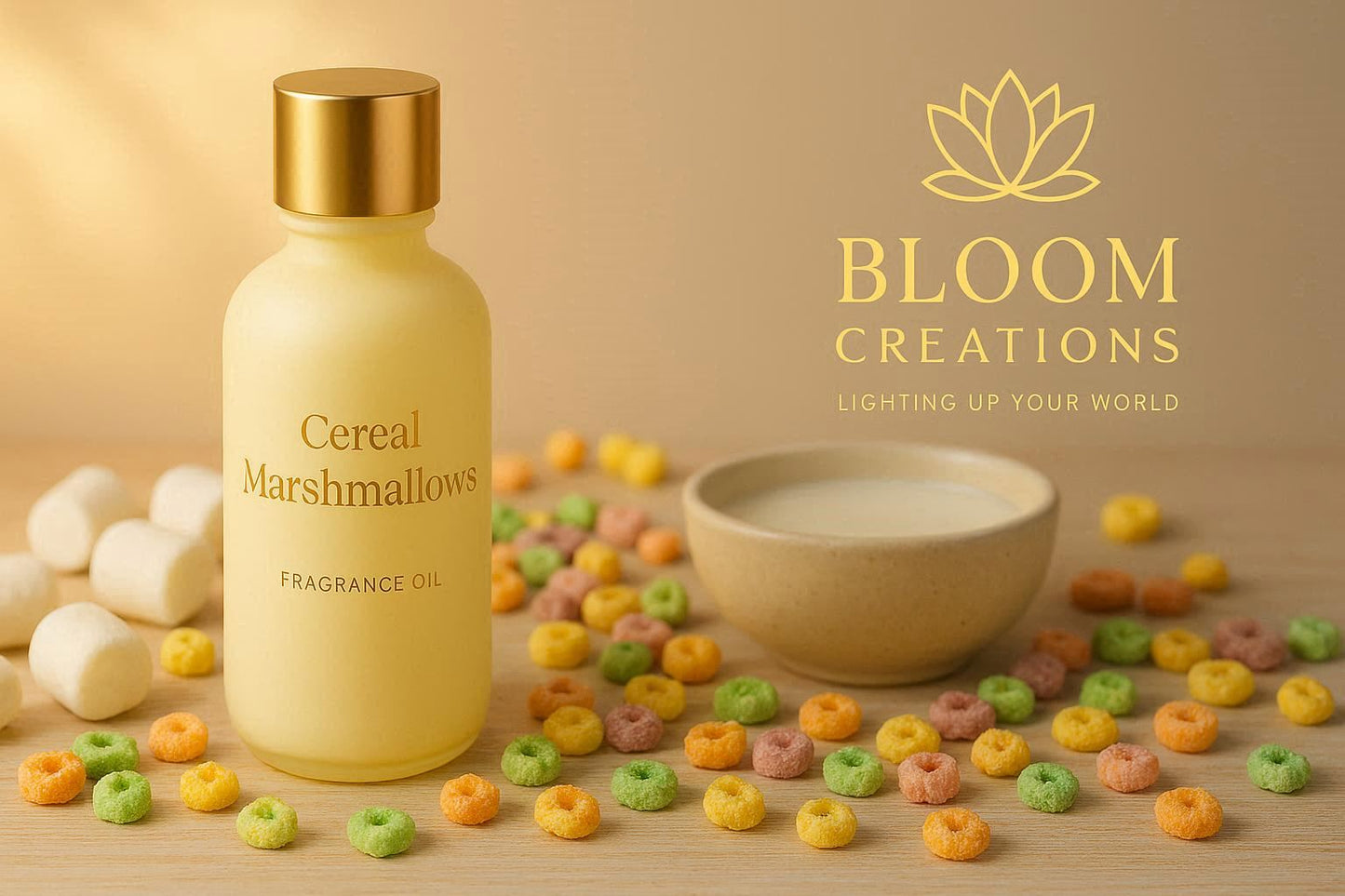 Cereal Marshmallows fragrance oil 100ml for candle making — sweet gourmand scent