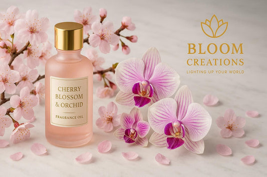 Cherry Blossom and Orchid fragrance oil 100ml for candle making — floral scent