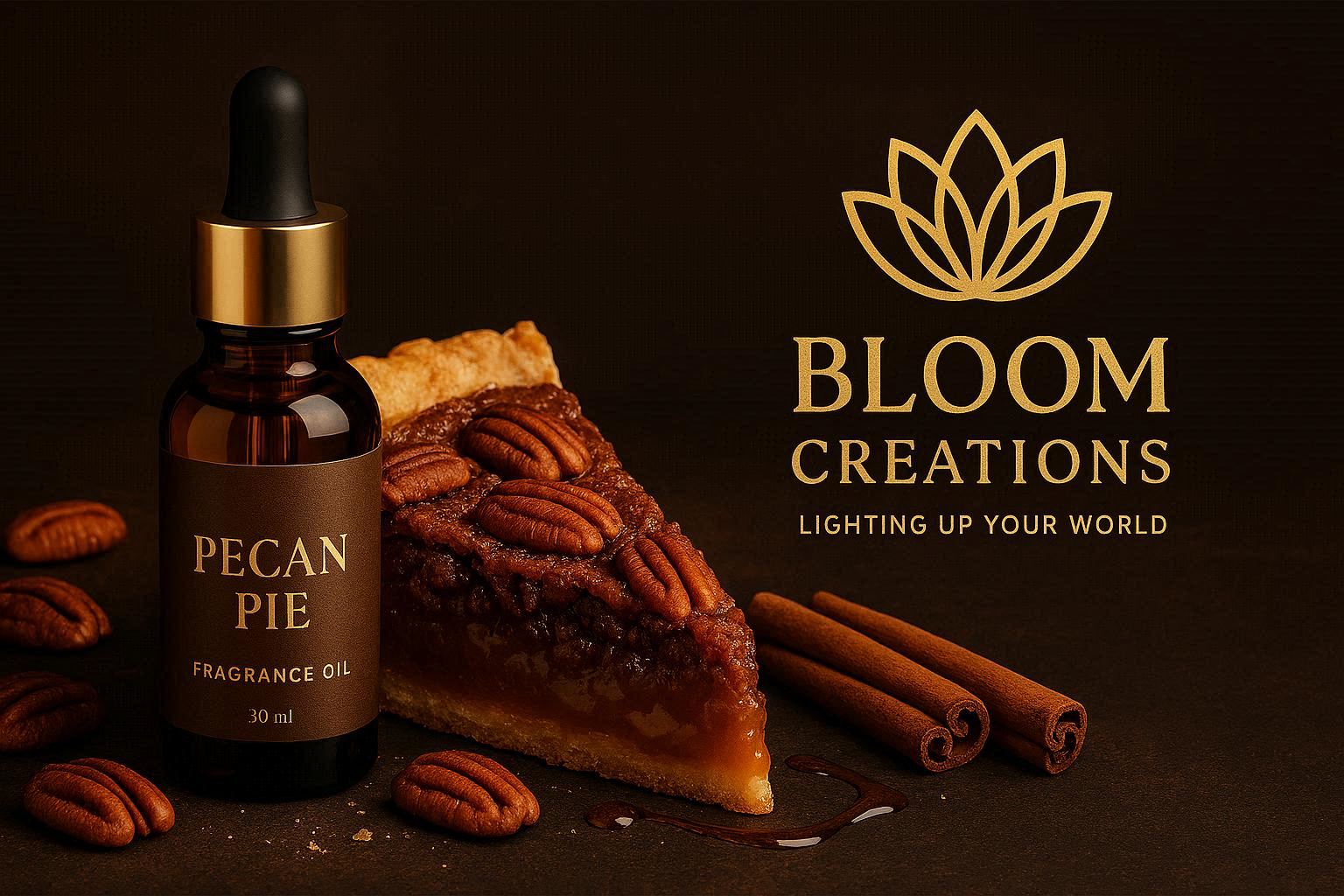 Pecan Pie fragrance oil 100ml for candle making — sweet nutty gourmand scent