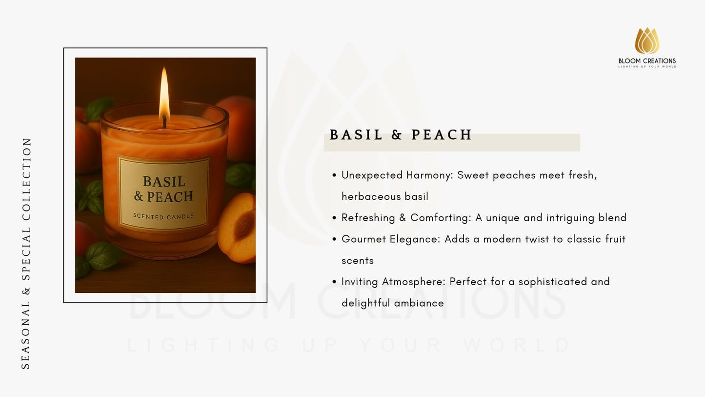 Basil & Peach Fragrance Oil 100ml