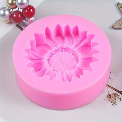 sunflower-shaped silicone mold