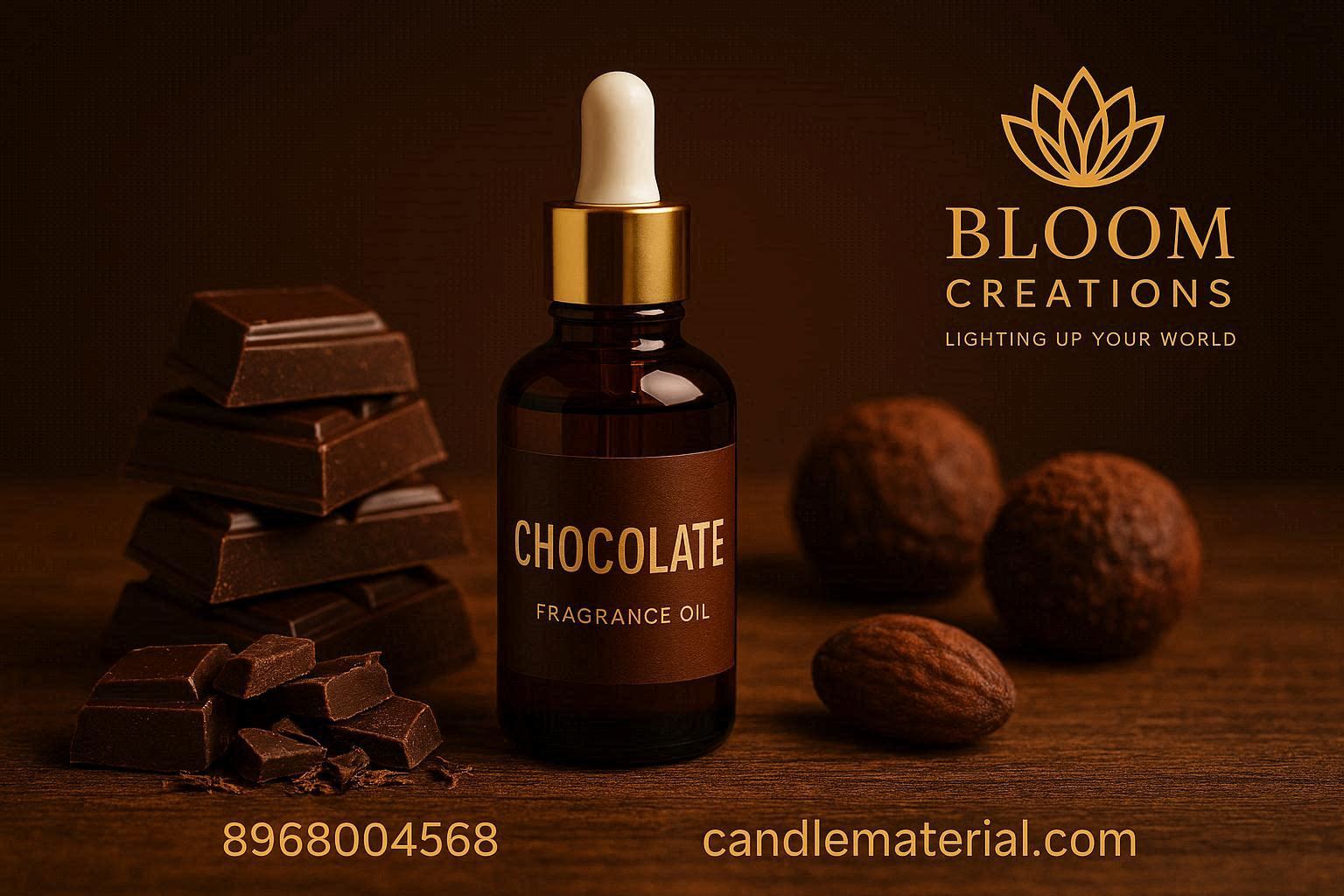Chocolate fragrance oil for candle making — rich gourmand dessert scent