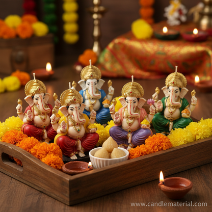 Ganesha Colour Variations