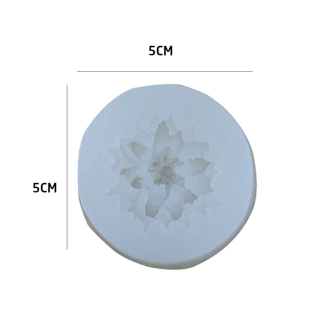 Dahlia Flower Cabocho silicone mold