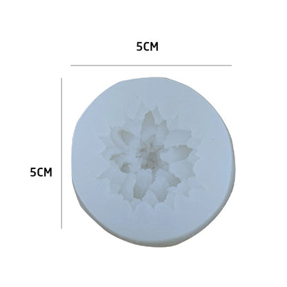 Dahlia Flower Cabocho silicone mold