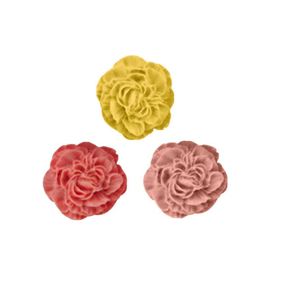 3 Cavity 3D Flower Candle Mould
