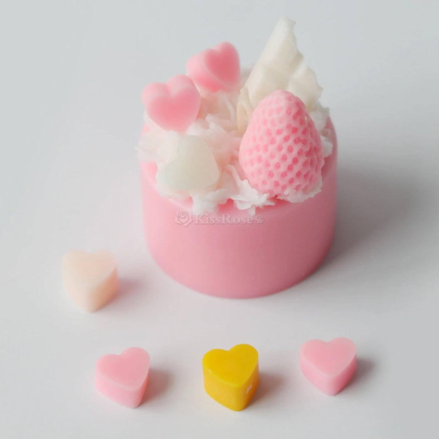 55 Cavity Mini Heart Silicone Mould | Heart Bead Resin & Candle Mould