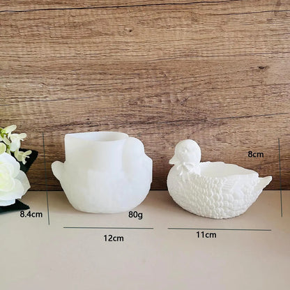 Duck Shape Jar Silicone Mould — detailed view | Bloom Creations India