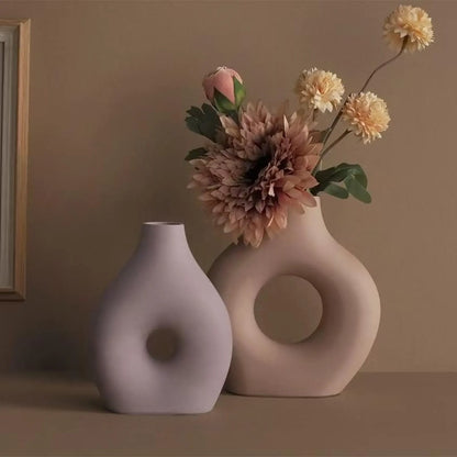Nordic Donut Vase Silicone Mould for Concrete, Resin & Plaster