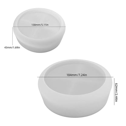 Large Bowl Candle Silicone Mold-Round Storage Bowl Resin Mold-Concrete Candle Vessel Mold-Succulent Planter Mold-Cement Jesmonite Decor Mold
