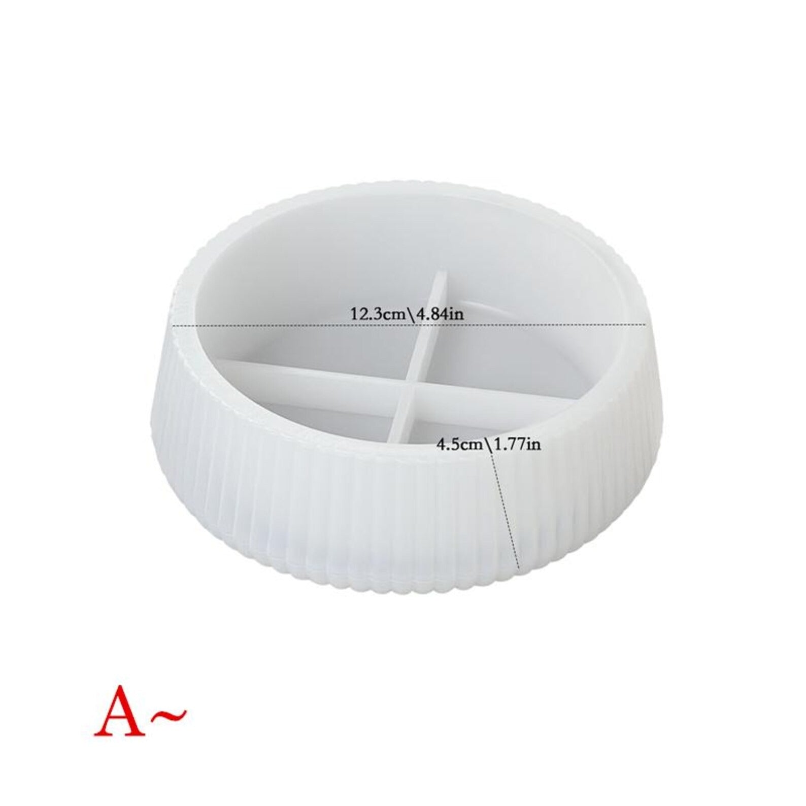 Striped Bowl Silicone Mould — finished vessel | Bloom Creations India
