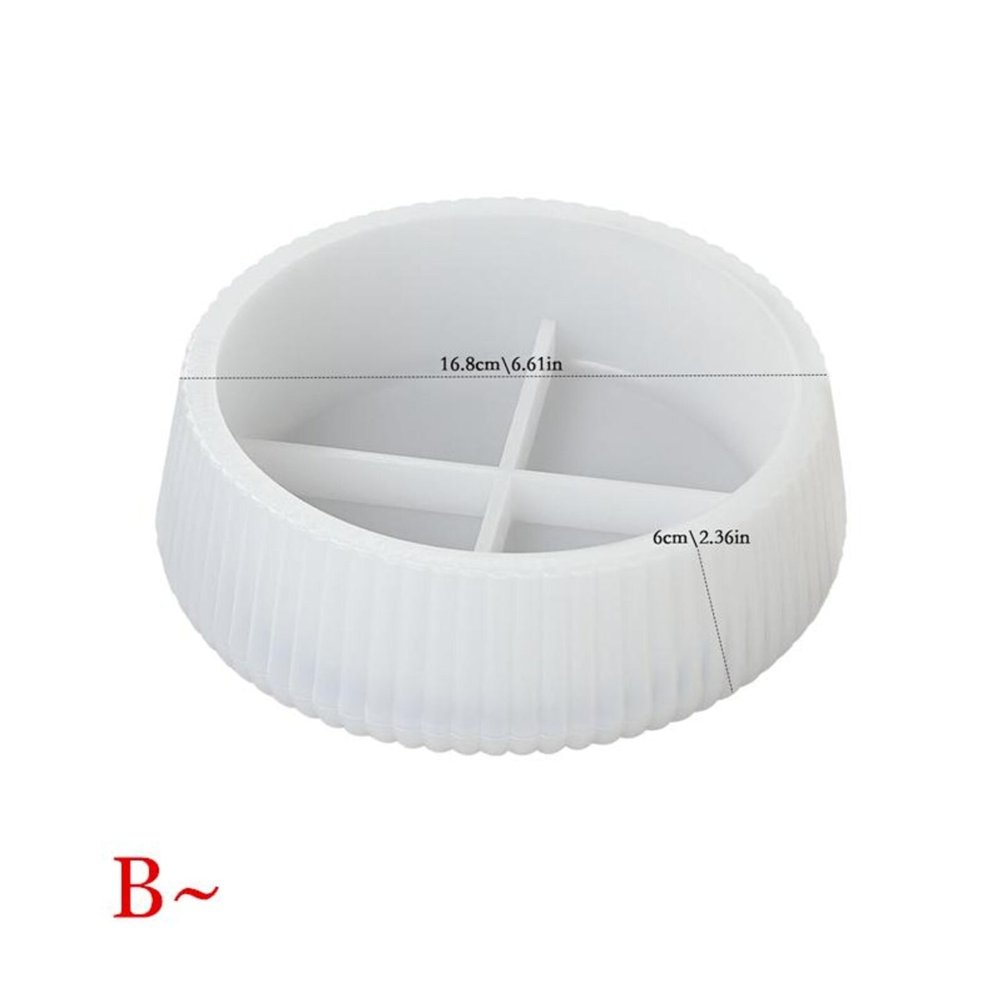 Striped Bowl Silicone Mould — use case | Bloom Creations India