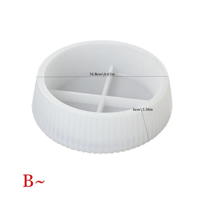 Striped Bowl Silicone Mould — use case | Bloom Creations India
