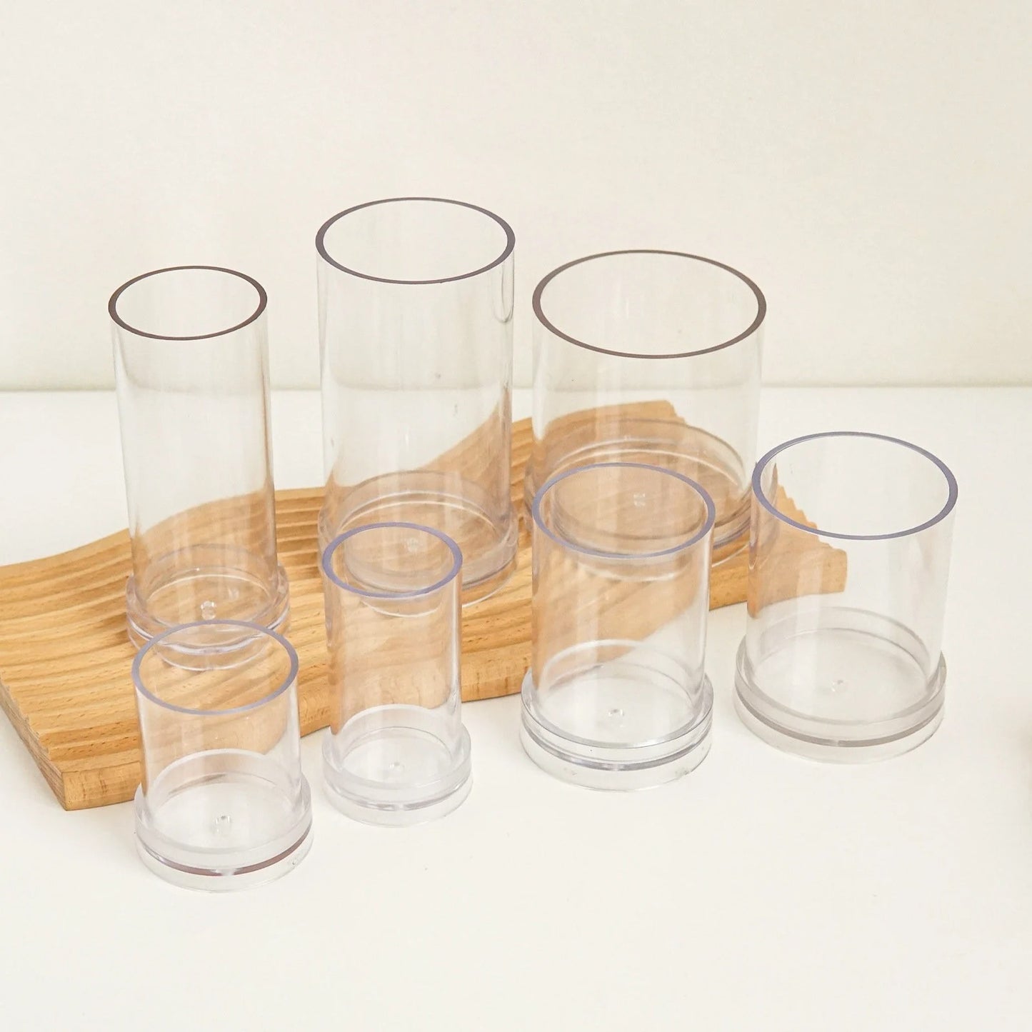 Candle Mold DIY Soy wax beewax Handmade Wedding candle Molds , DIY Acrylic Cylindrical Candle Molds for candles Making
