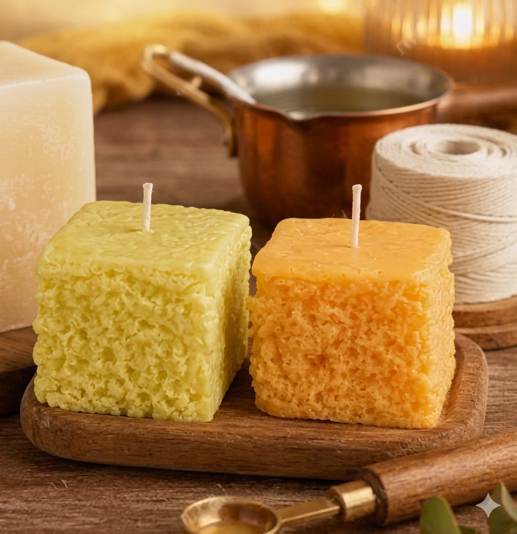 Dhokla Candle Silicone Mold – Novelty Indian Sweet Mold for Candle Making & Resin