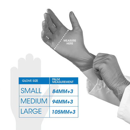 Romsons Nitrile Examination Gloves – Latex Free, Powder Free (100 Gloves/Box)