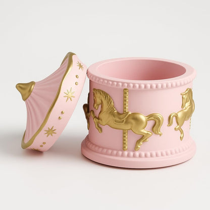 Carousel Silicone Mould – 3D Merry-Go-Round Candle & Resin Mould