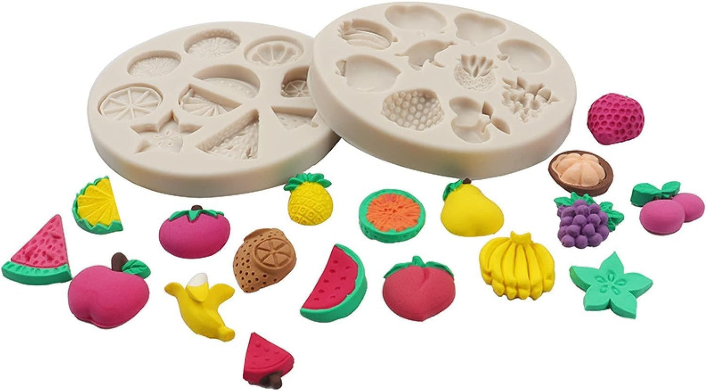 Fruit Silicone Mould – Multi-Fruit Shape Fondant, Chocolate & Resin Mould