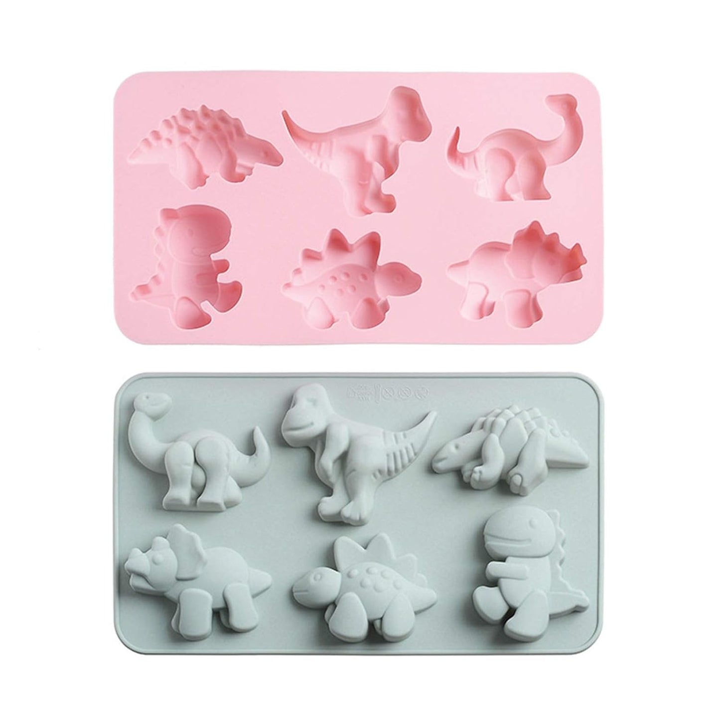 3D Dinosaur Silicone Mould – 6-Cavity Large Candle, Soap & Resin Mould