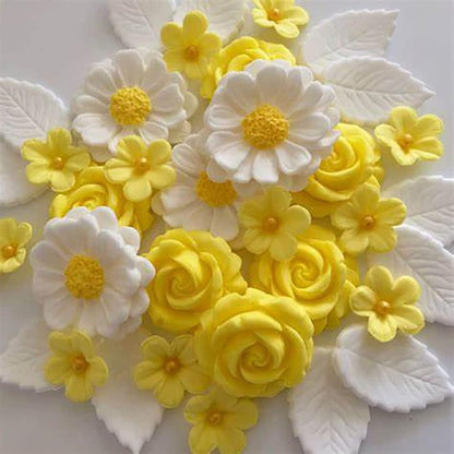 Daisy Chrysanthemum Silicone Mould – 4 Cavity Flower Mould (P1003)