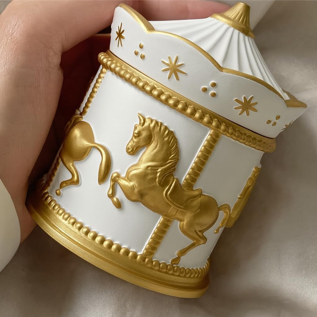 Carousel Silicone Mould – 3D Merry-Go-Round Candle & Resin Mould