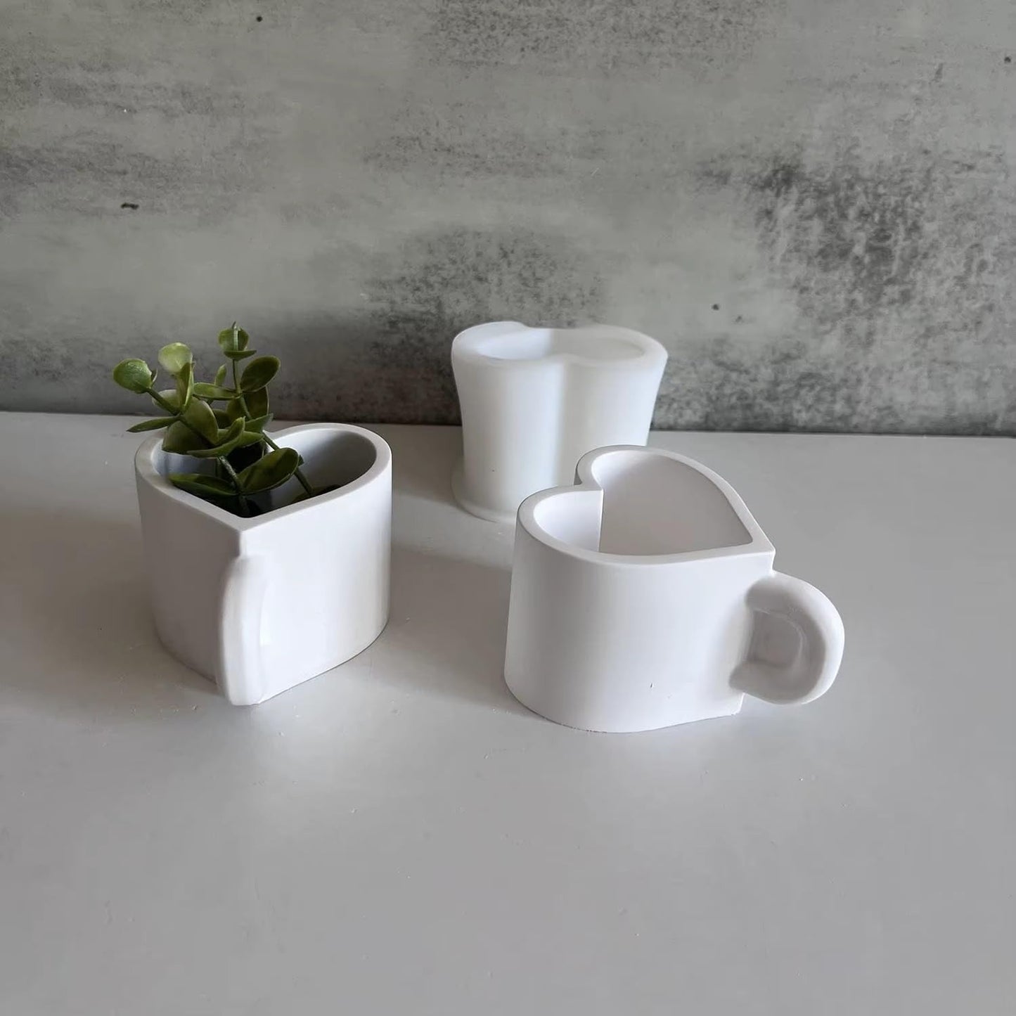 Heart Mug Candle Silicone Mould – 2 Sizes