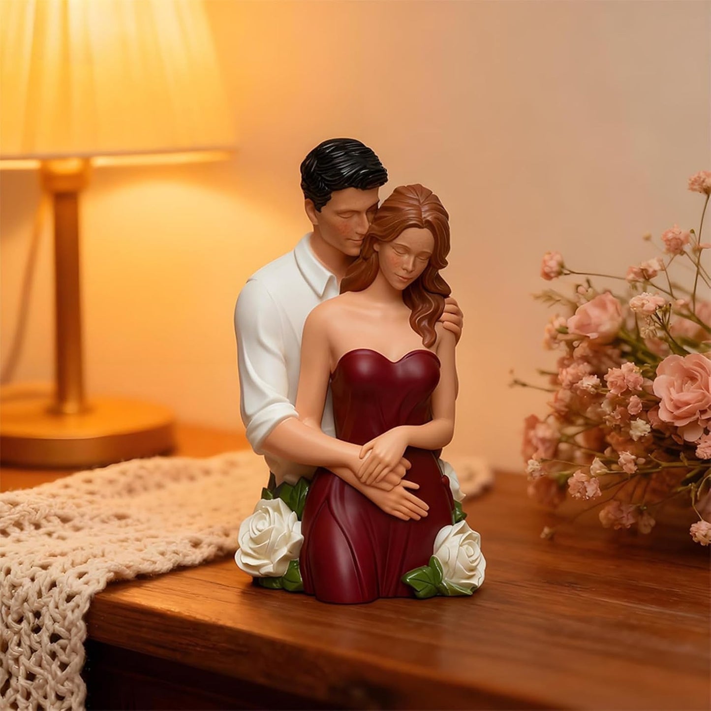 Romantic Couple Embrace Silicone Mould – 3D Figure Candle, Soap & Resin Mould