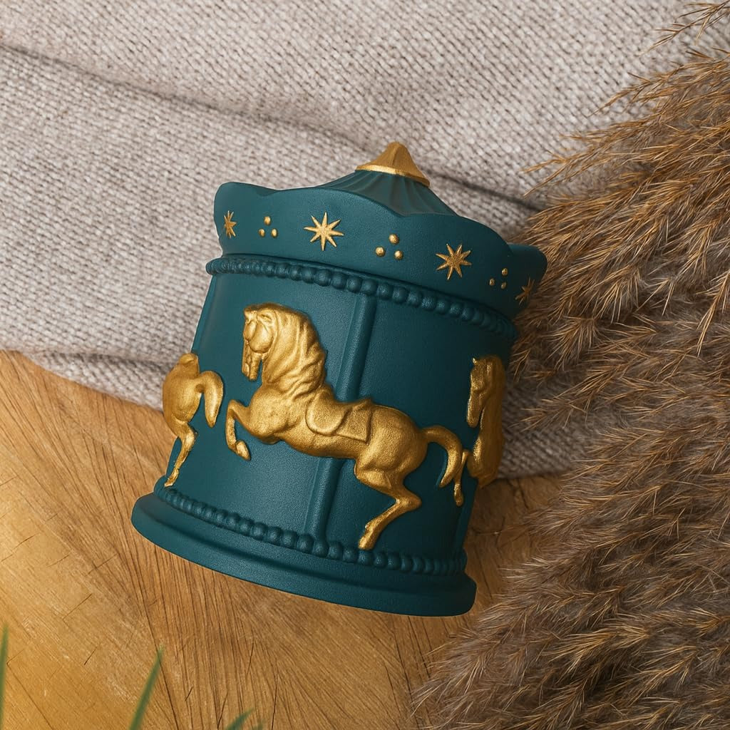 Carousel Silicone Mould – 3D Merry-Go-Round Candle & Resin Mould
