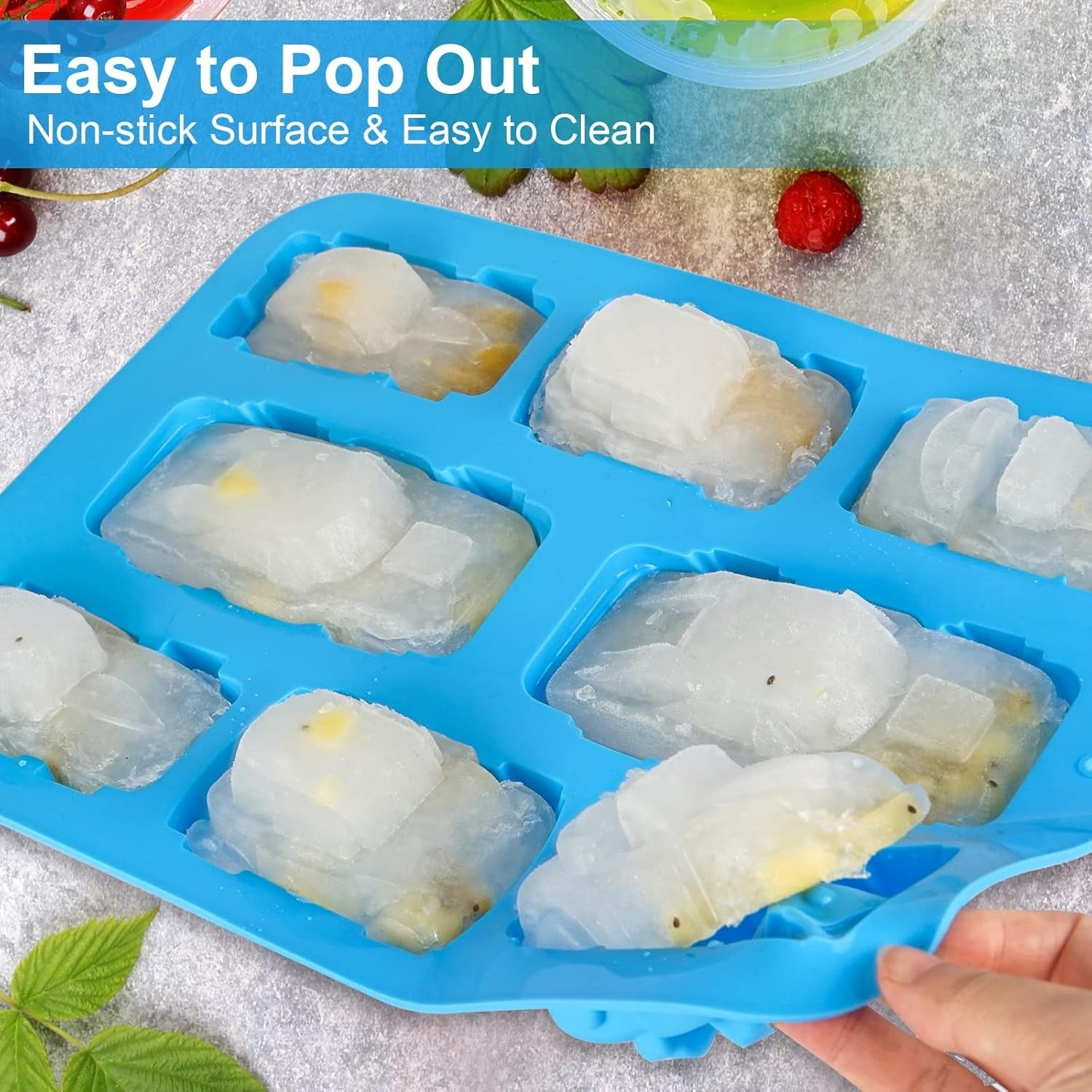 8-Cavity Car Shape Silicone Mould — use case | Bloom Creations India