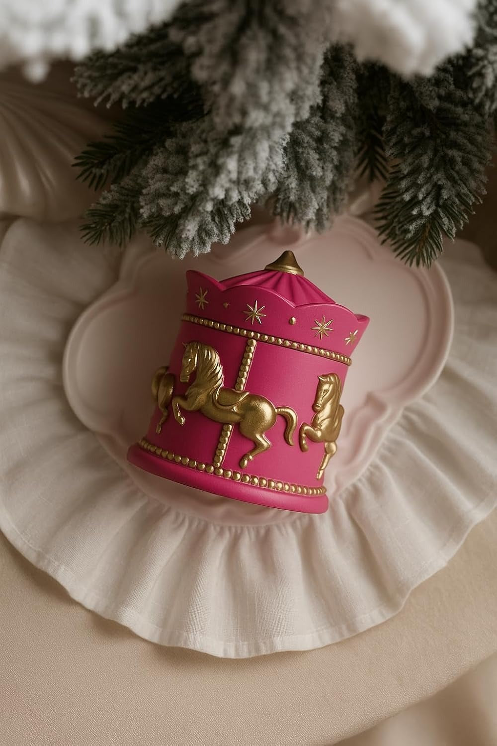 Carousel Silicone Mould – 3D Merry-Go-Round Candle & Resin Mould