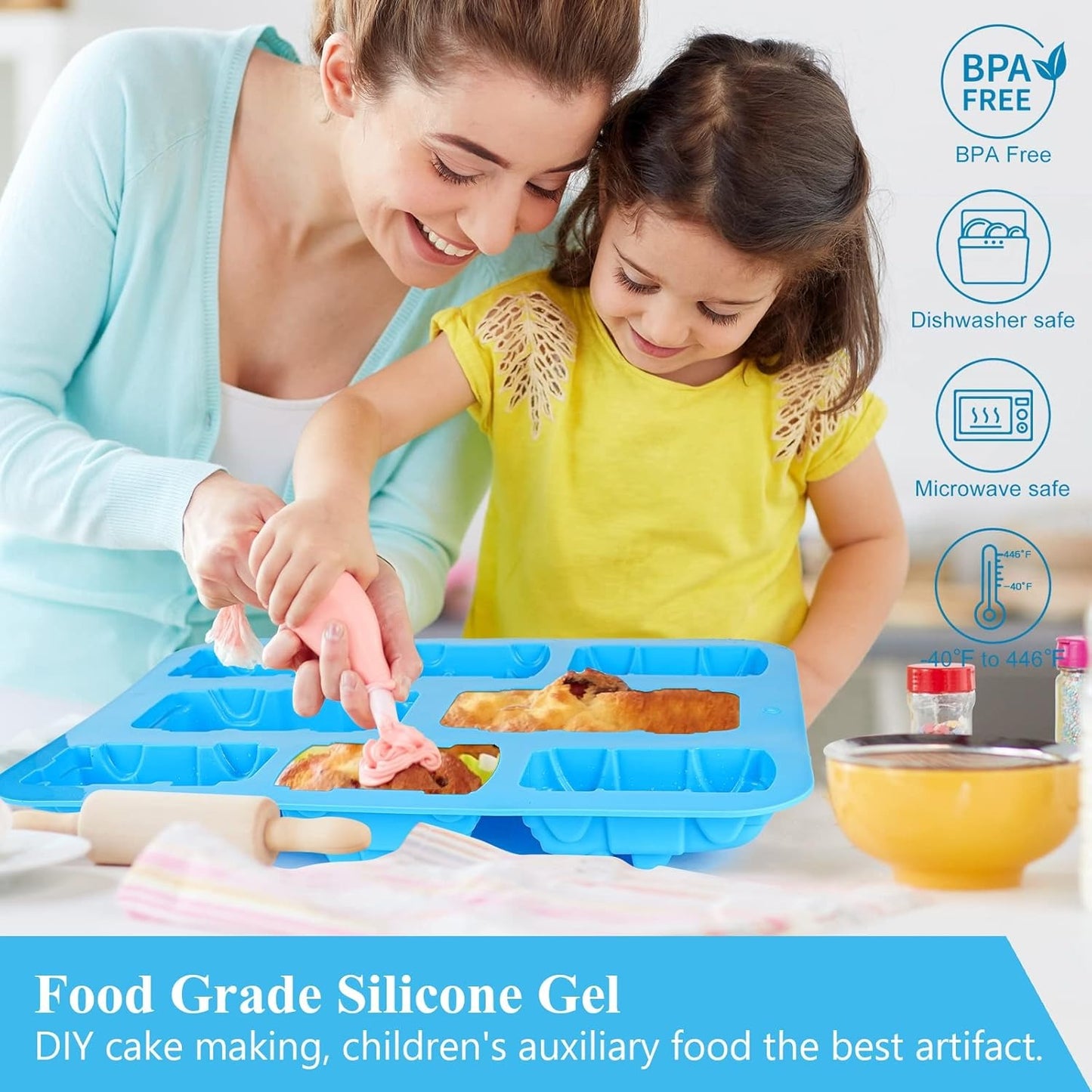 8-Cavity Car Shape Silicone Mould – BPA Free | Candle, Soap & Baking Mold