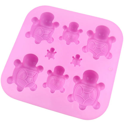 Turtle Silicone Mould – 8-Cavity Multi-Size Candle, Soap & Resin Mould