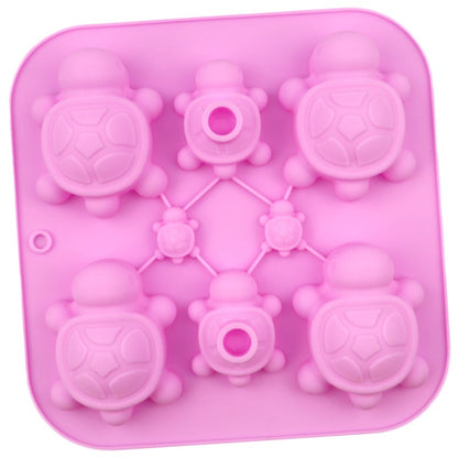 Turtle Silicone Mould – 8-Cavity Multi-Size Candle, Soap & Resin Mould