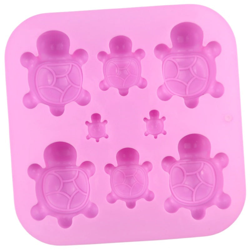 Turtle Silicone Mould – 8-Cavity Multi-Size Candle, Soap & Resin Mould