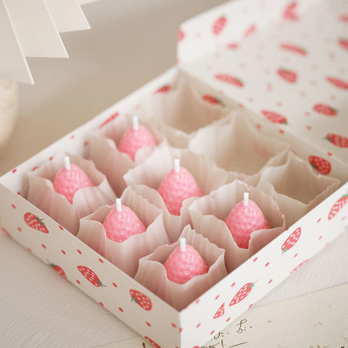 Strawberry Shape Silicone Candle Mould