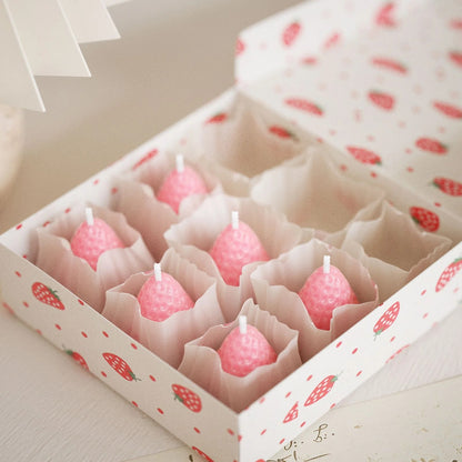 Strawberry Shape Silicone Candle Mould