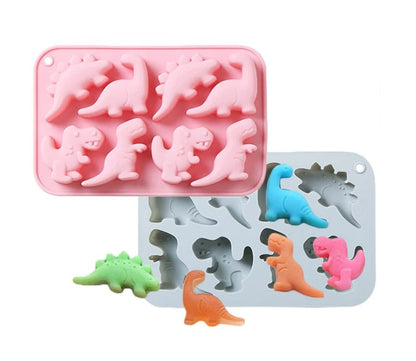 Dinosaur Silicone Mould – 6 Cavity | Candle, Soap, Chocolate & Candy Mould