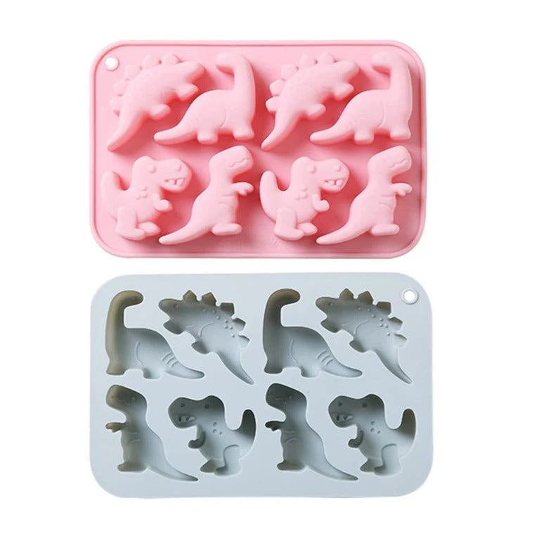 Dinosaur Silicone Mould – 6 Cavity | Candle, Soap, Chocolate & Candy Mould
