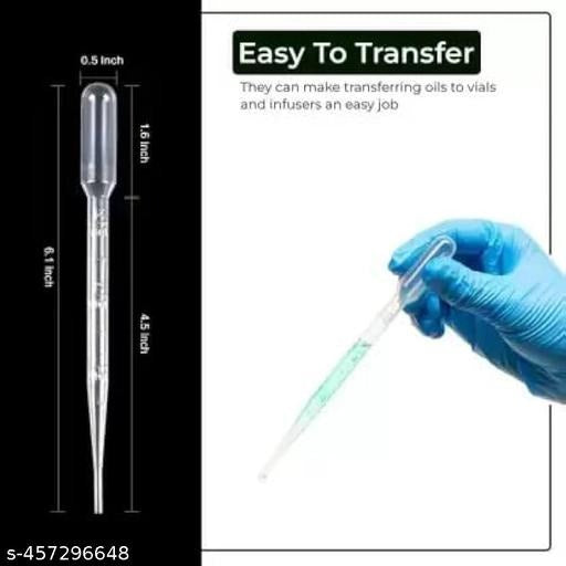 3ml Disposable Plastic Pipettes — pack of 50 | Bloom Creations India