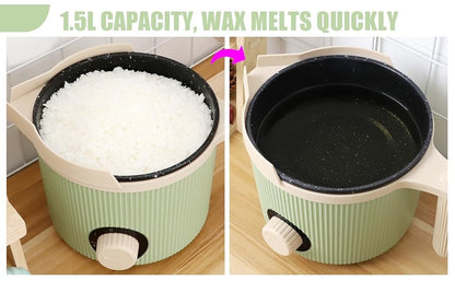 1.5L Electric Wax Melting Pot for Candle Making – Non-Stick with Pouring Spout