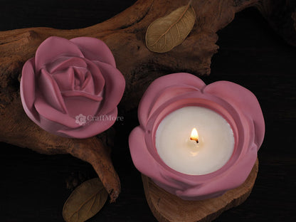 3D Rose Silicone Mould for Candles, Soap & Resin
