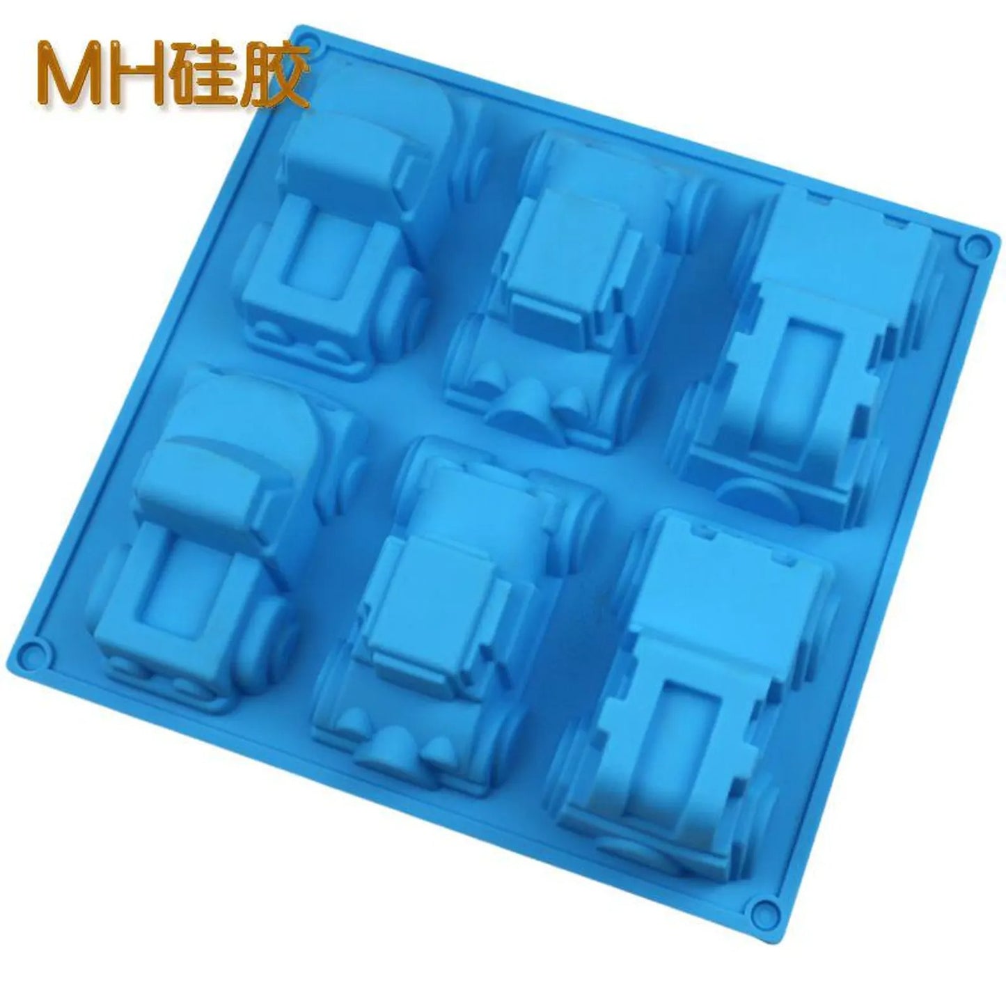 9-Cavity Vehicle Silicone Mould for Candles & Soap
