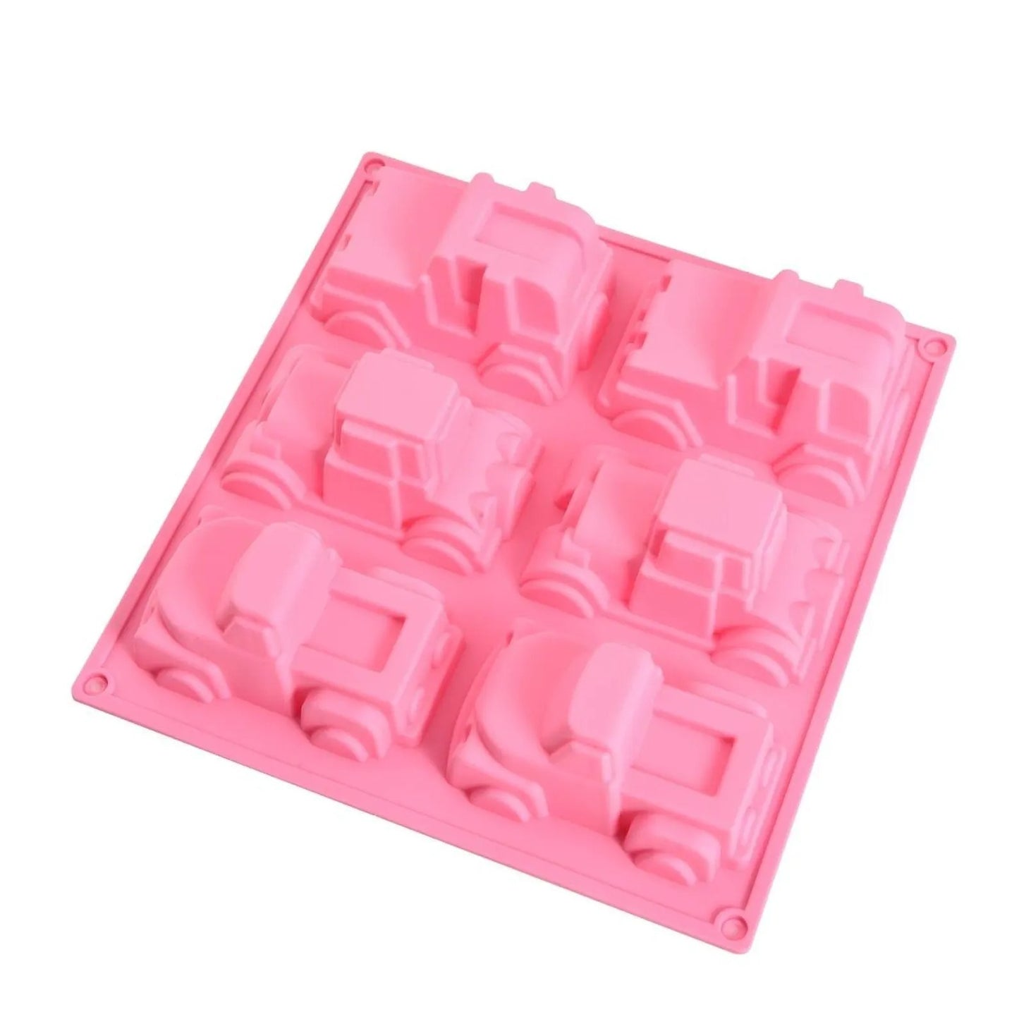 9-Cavity Vehicle Silicone Mould for Candles & Soap