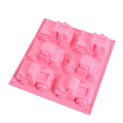 9-Cavity Vehicle Silicone Mould for Candles & Soap