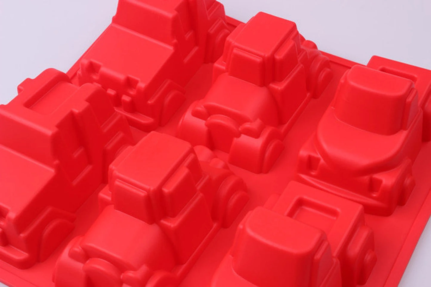 9-Cavity Vehicle Silicone Mould for Candles & Soap