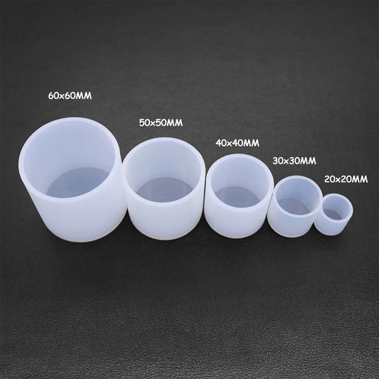 Cylinder Silicone Candle Mould – Pillar, Resin, Concrete & Aroma Candle Mould | 5 Sizes