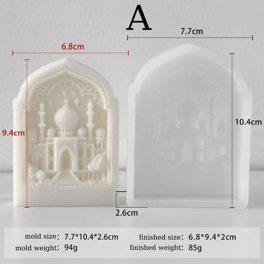 Mosque Arch Silicone Candle Mould