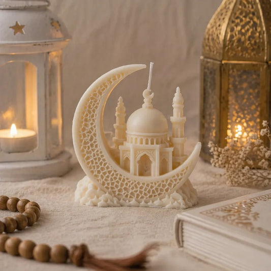 Noor Crescent Moon Mosque Silicone Mould